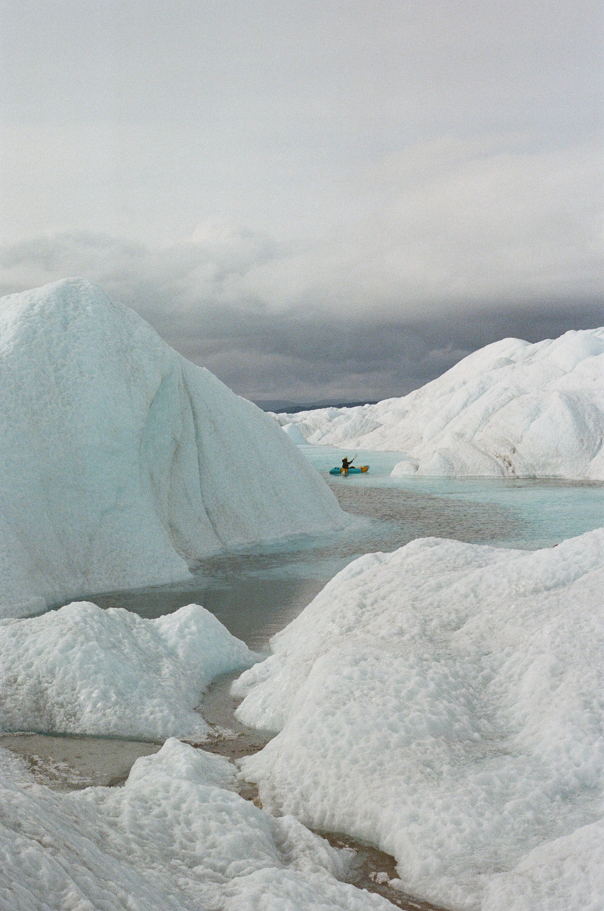 Supraglacial Lake Kayaking